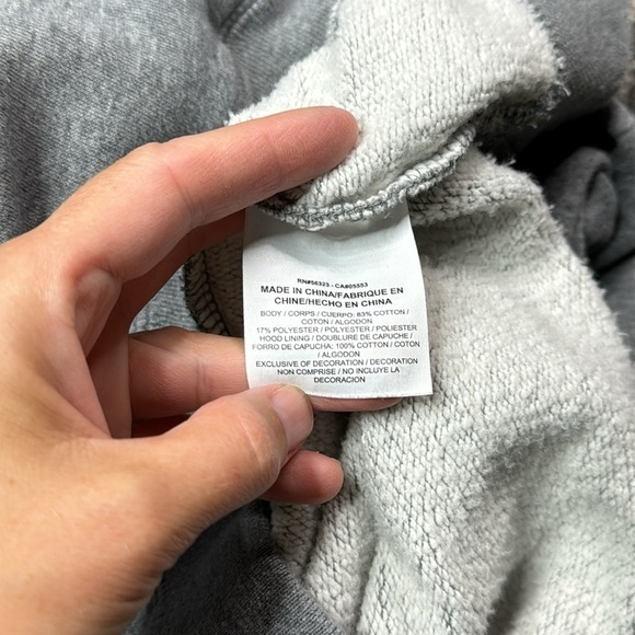 Nike Pullover Funnel Turtleneck Grey Sweatshirt Size Medium - Picture 8 of 9